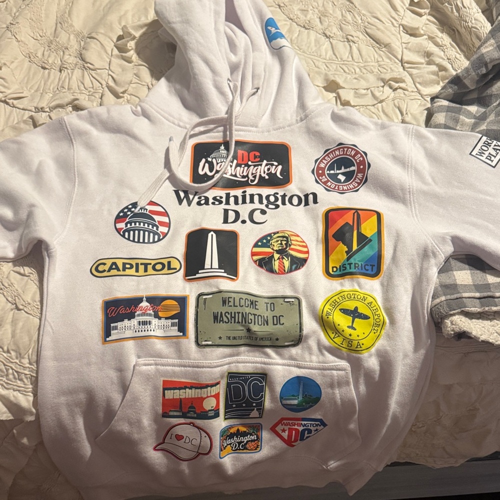 Washington D.C. Graphic Hoodie never worn! Tags still on! I love it! Too small